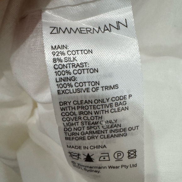 Zimmermann Tie-Shoulder Picnic Midi Dress - Picture 14 of 16